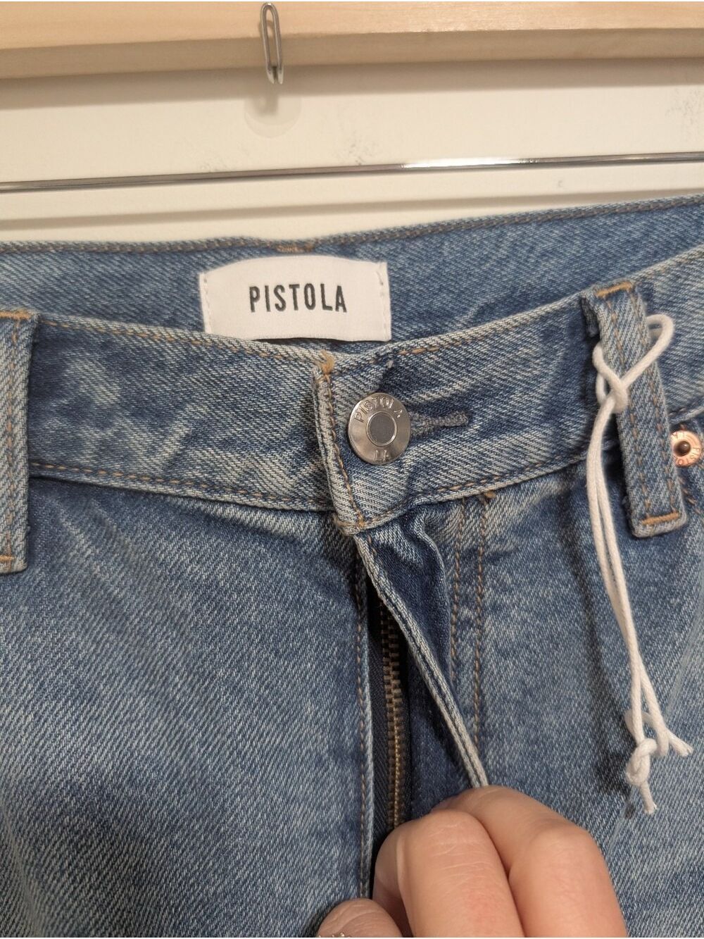 PISTOLA | Hendrix High Rise Baggy In Apprentice Distressed - Picture 8 of 14